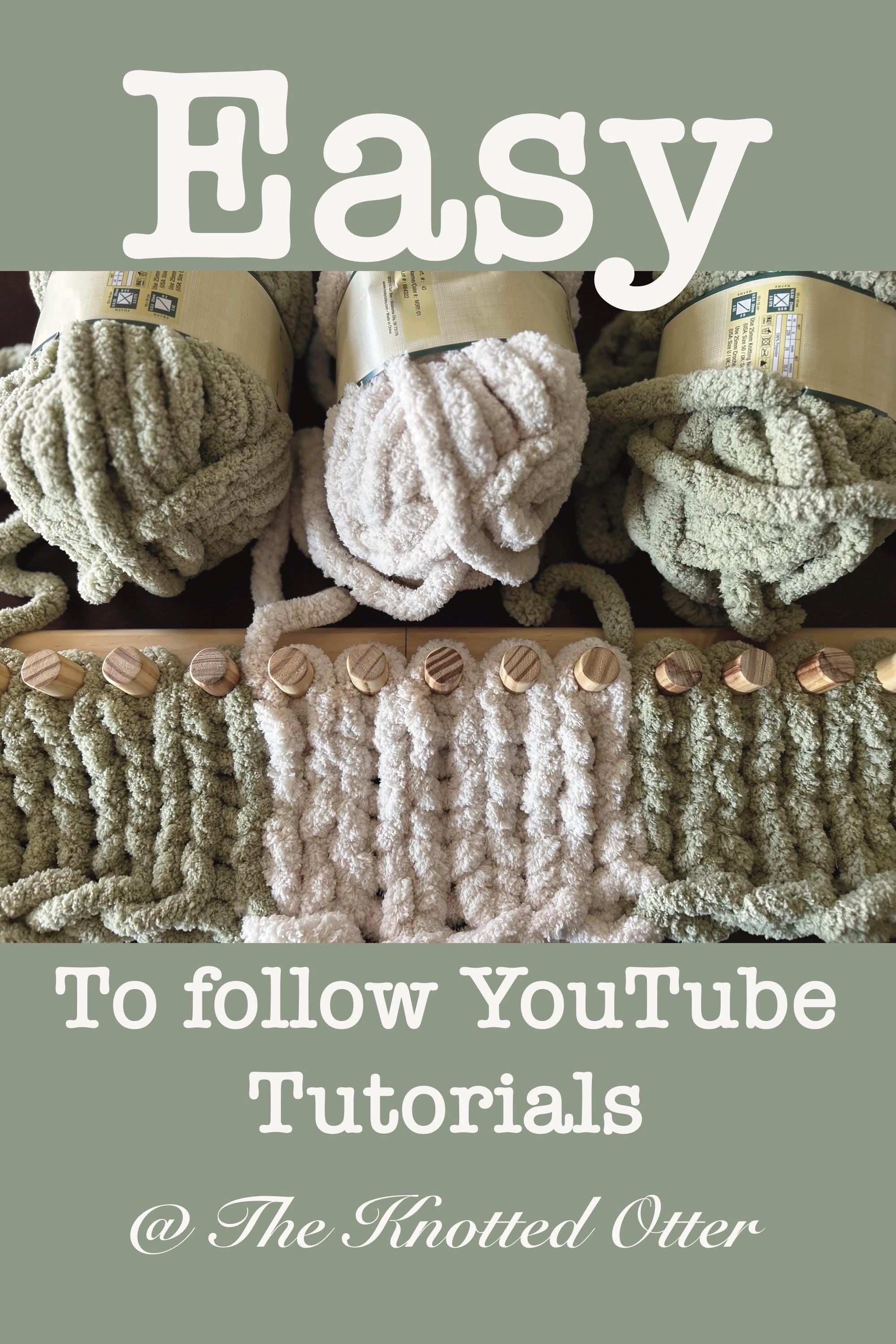 Blanket Loom for Chunky Yarn - Customizable Knitting Loom - Foldable and portable