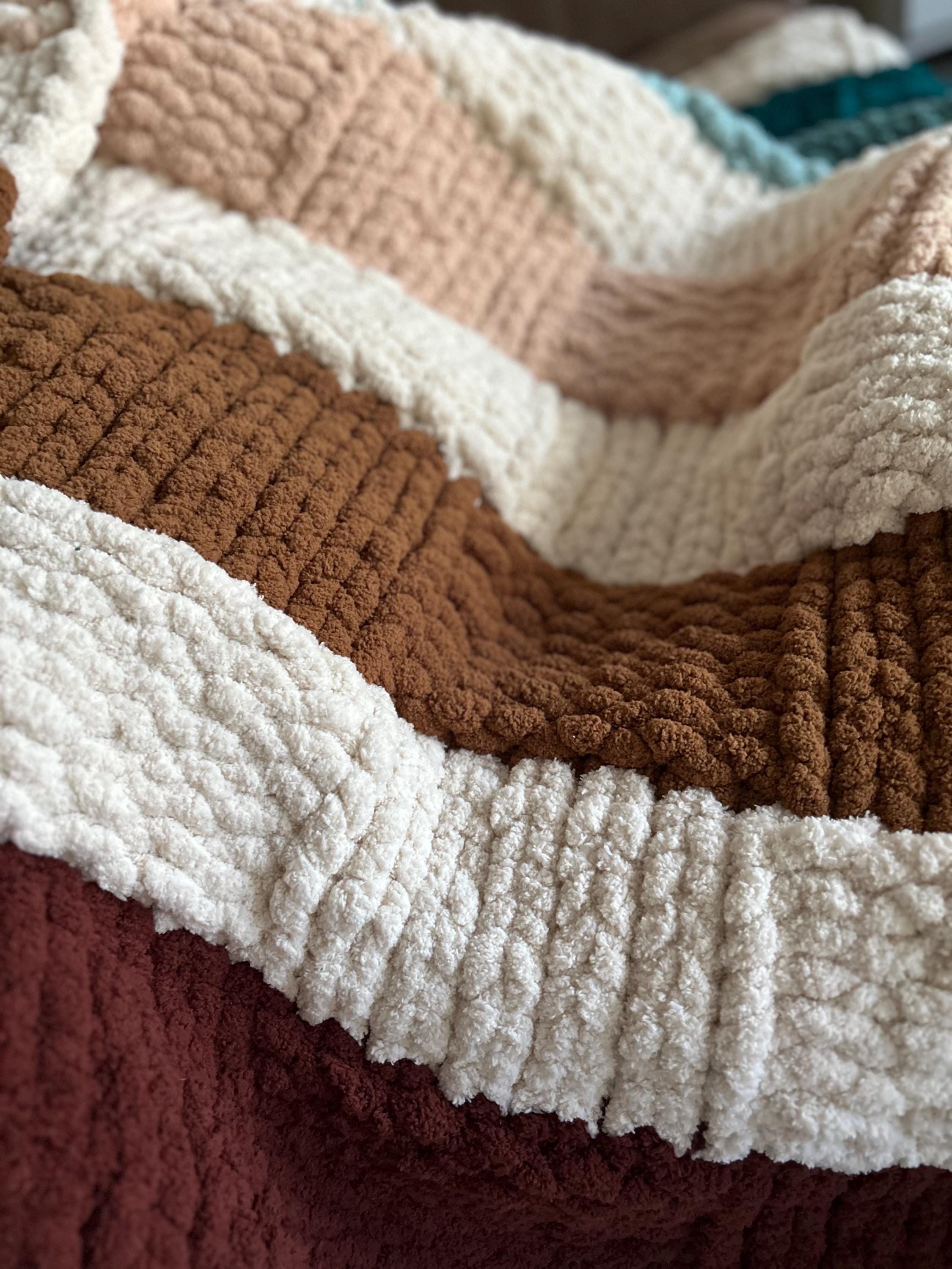 Basket Weave Gradient- Finger Knit Pattern – Finger and Loom (PDF Download)