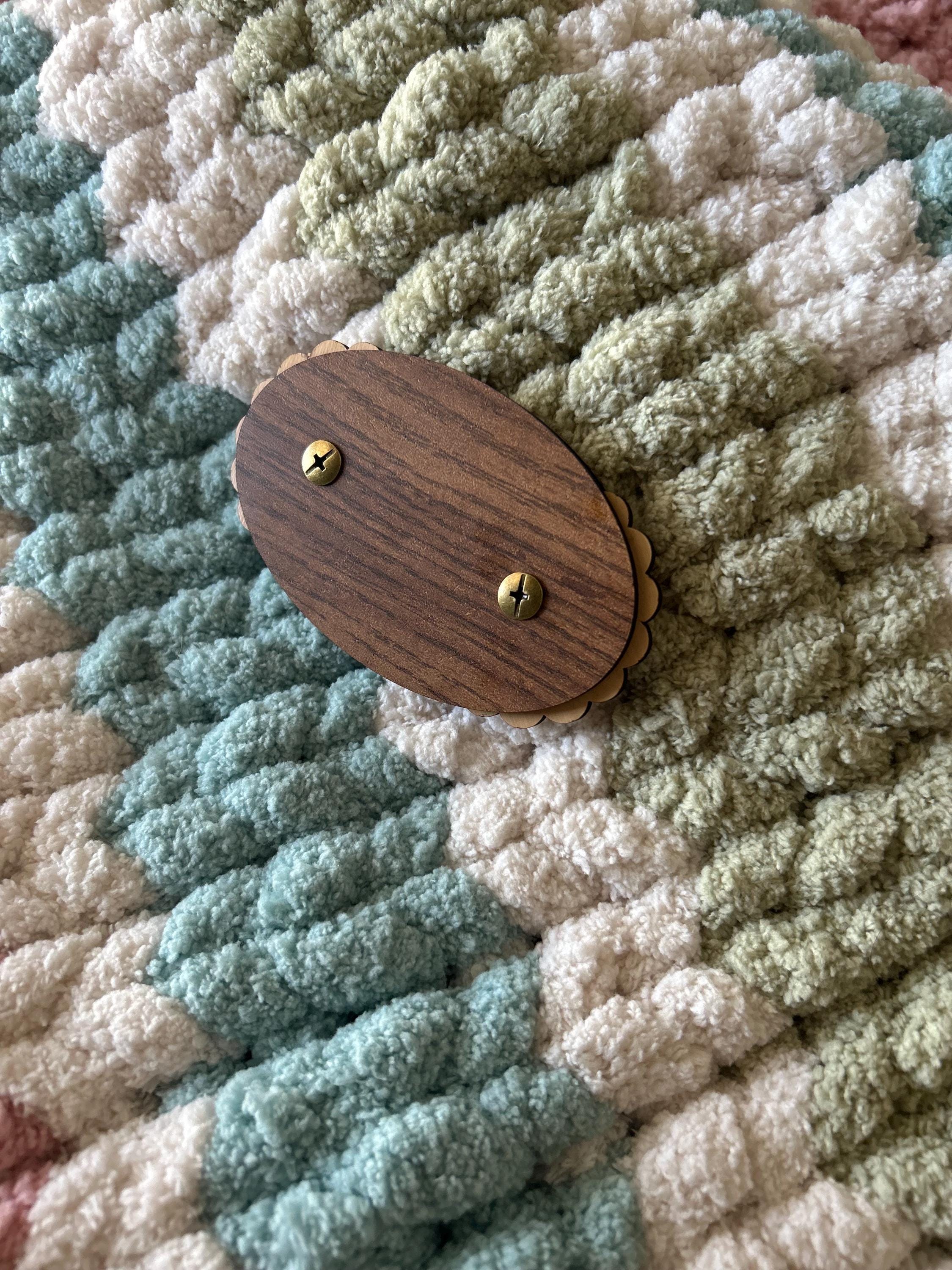 Row Counter for Knitting and Crochet Mirrored Pink Flowers