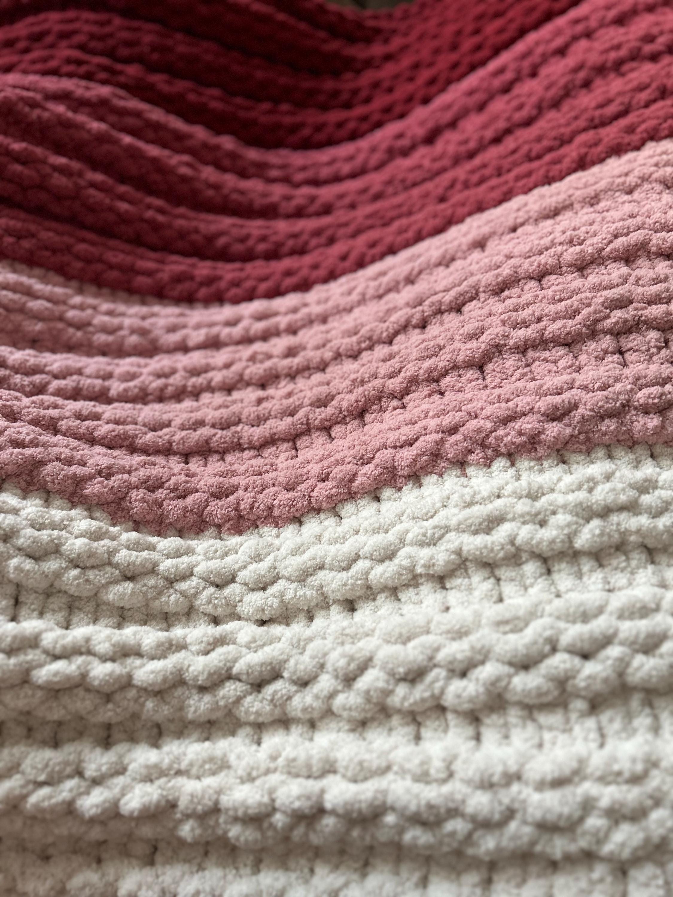 The Ridge Blanket - Finger Knit Pattern – Finger and Loom (PDF Download)