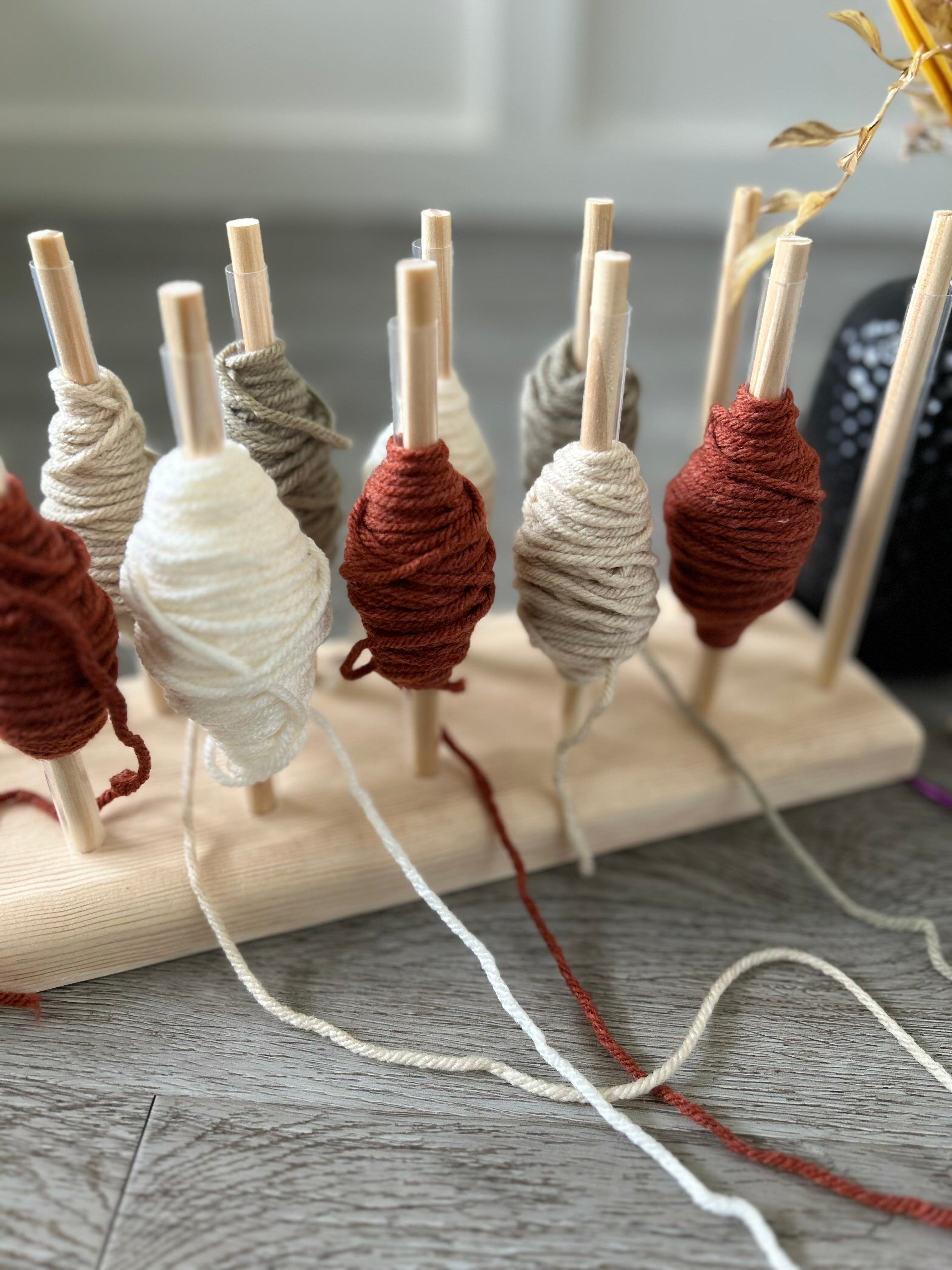 Yarn Bobbin Holder: Knitting & Crochet Colorwork