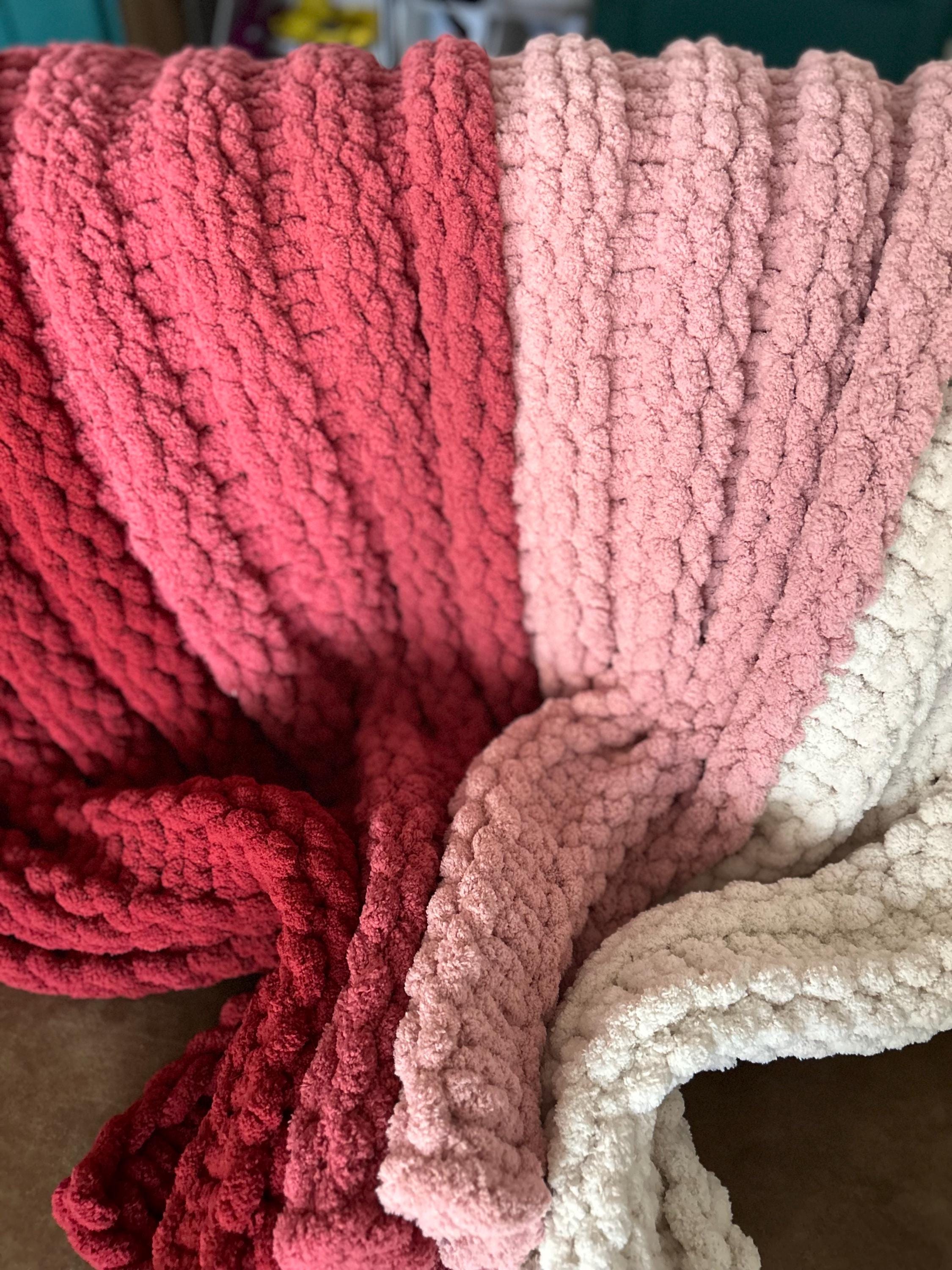 The Ridge Blanket - Finger Knit Pattern – Finger and Loom (PDF Download)