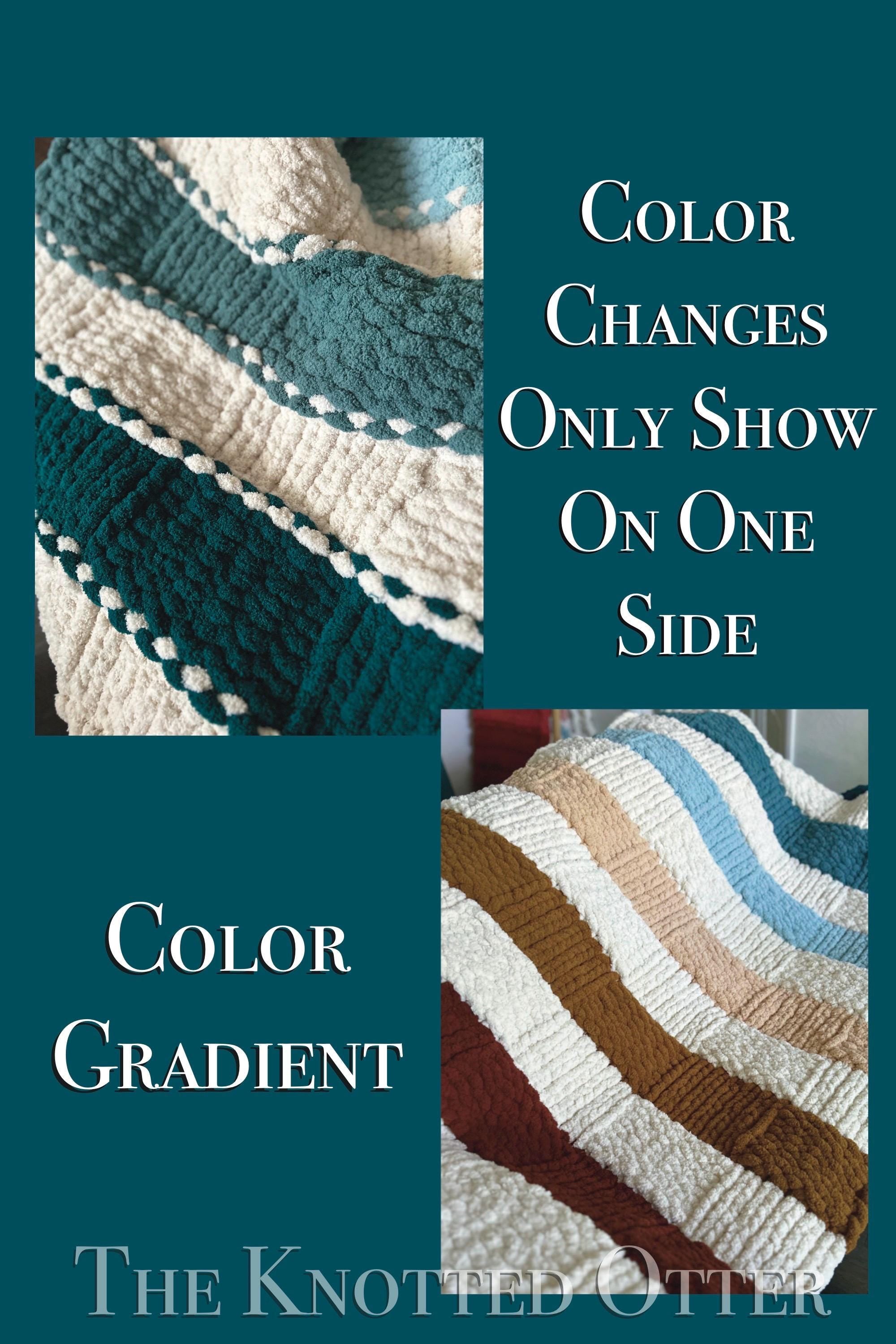Basket Weave Gradient- Finger Knit Pattern – Finger and Loom (PDF Download)