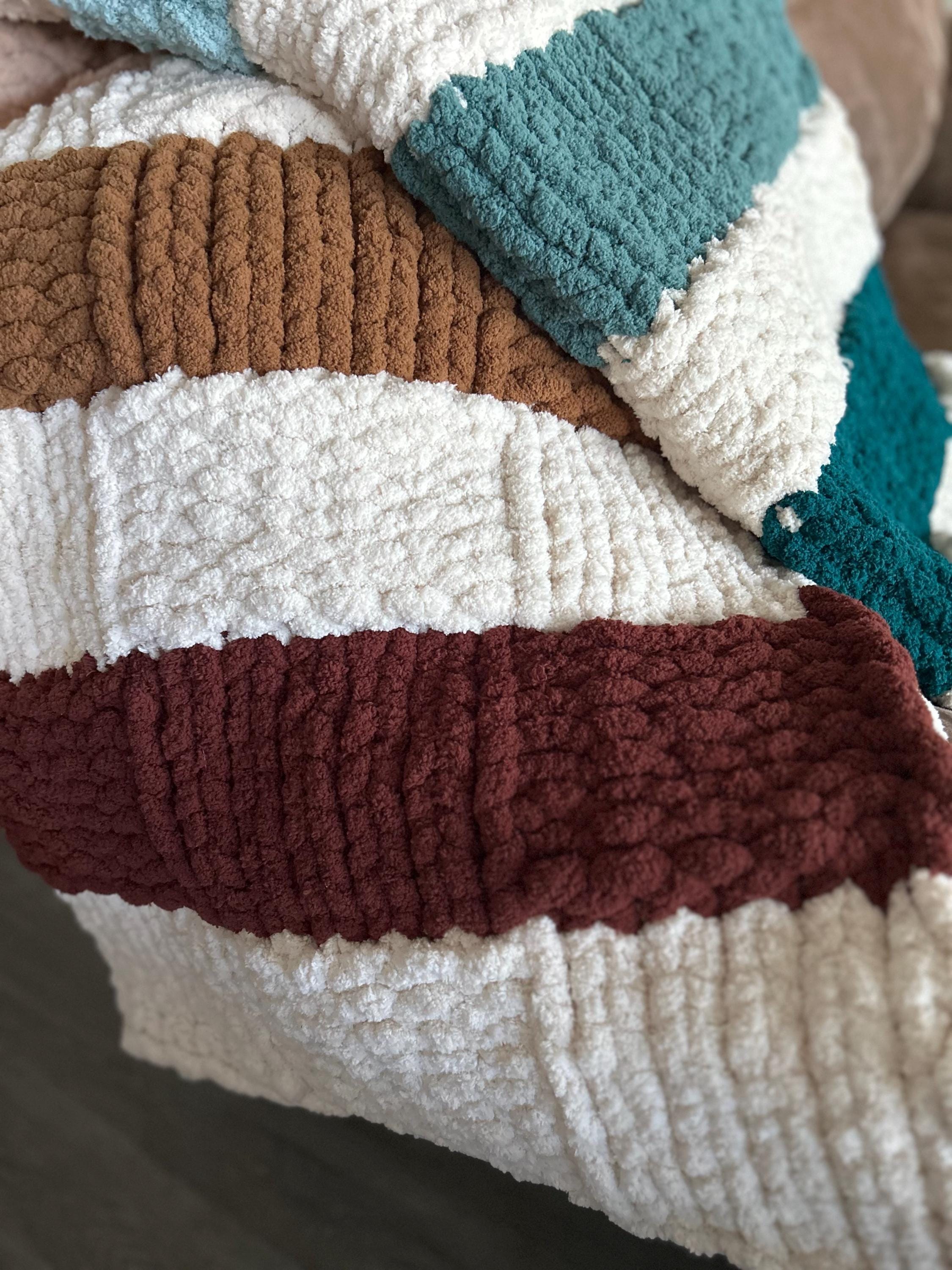 Basket Weave Gradient- Finger Knit Pattern – Finger and Loom (PDF Download)