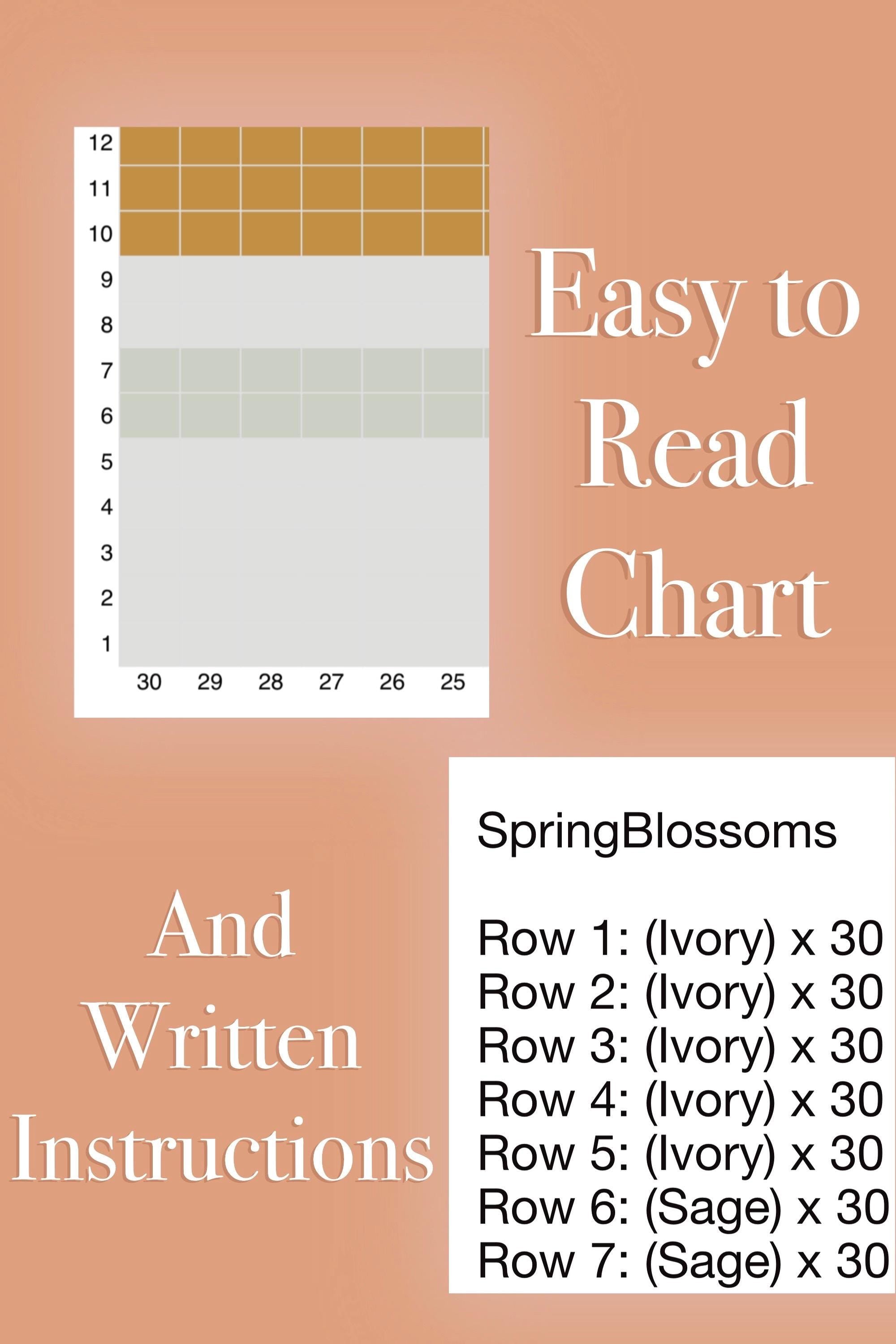 Spring Blossoms Finger Knit Blanket Pattern – Loom Friendly (PDF Download)