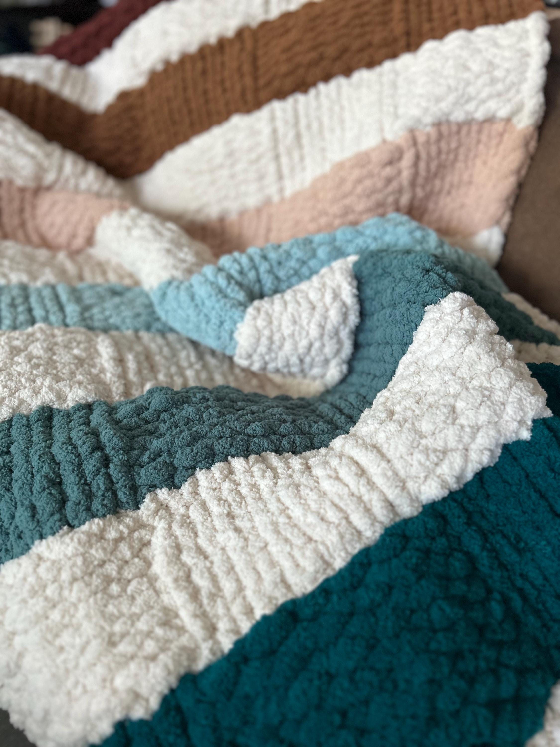 Basket Weave Gradient- Finger Knit Pattern – Finger and Loom (PDF Download)