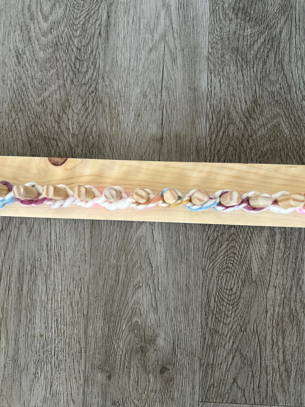 Blanket Loom for Bulky 6 Yarn - Customizable Knitting Loom - Foldable and portable