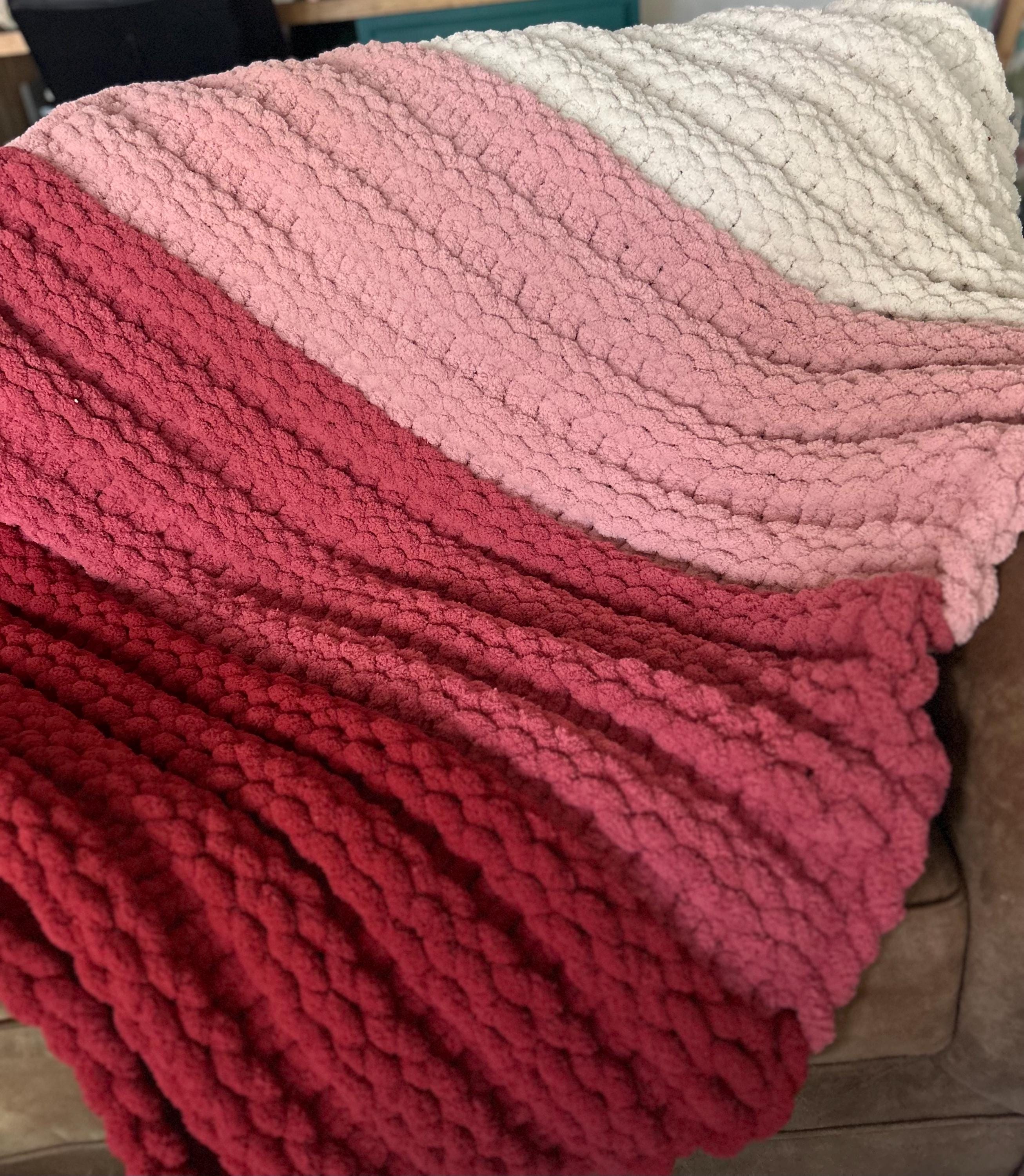 The Ridge Blanket - Finger Knit Pattern – Finger and Loom (PDF Download)